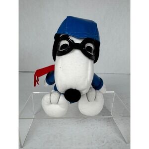 Peanuts Snoopy Flying Ace Plush MetLife Determined Productions WWI Pilot